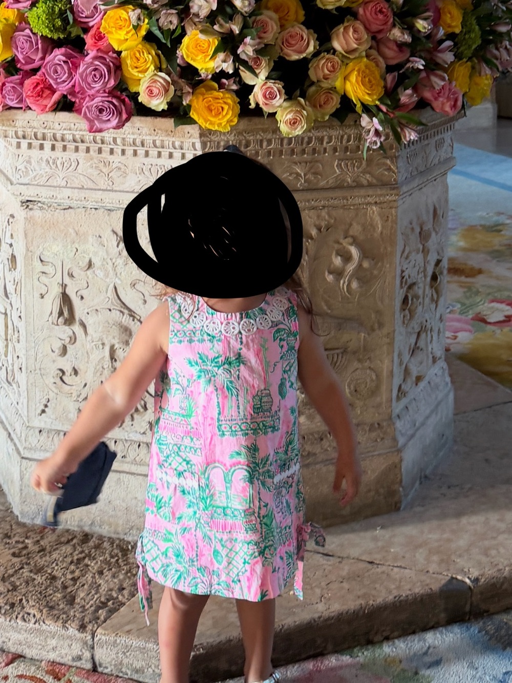 Lilly Pulitzer Pink & Green Shift dress 3T